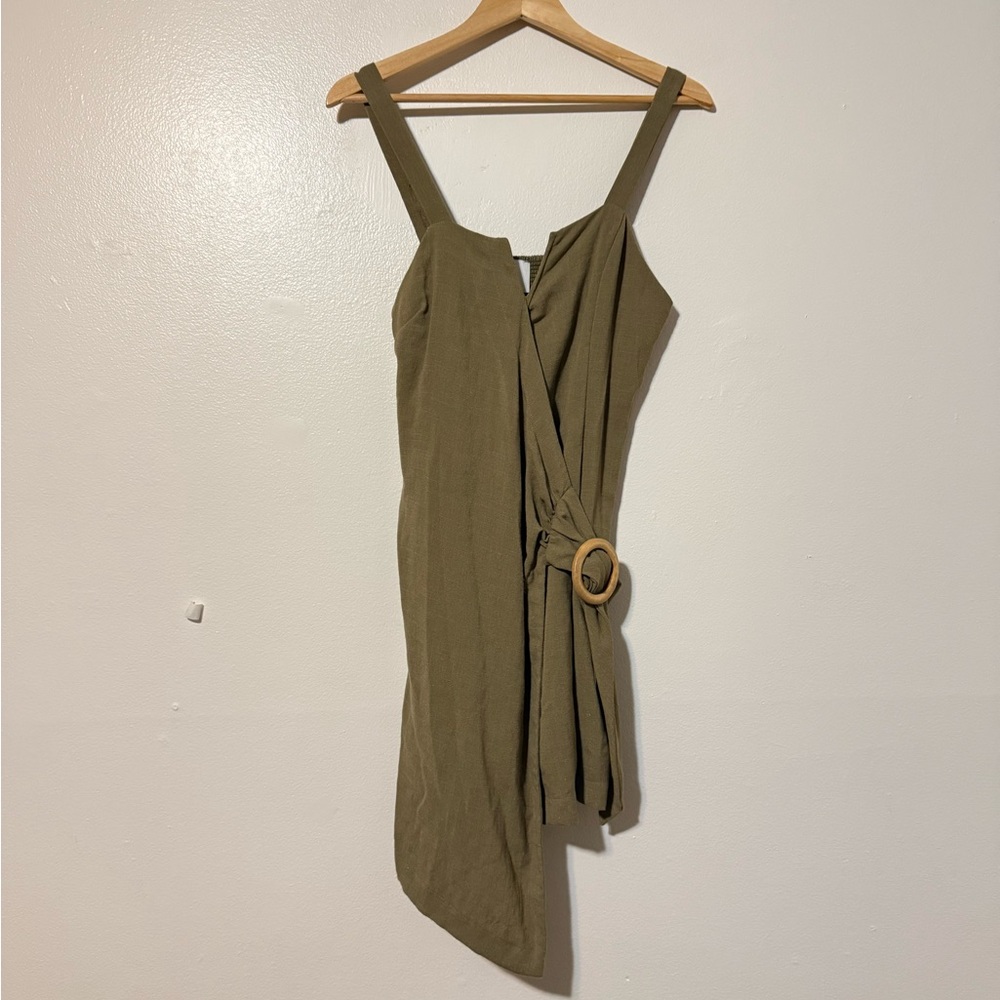 J.O.A. Olive Dress